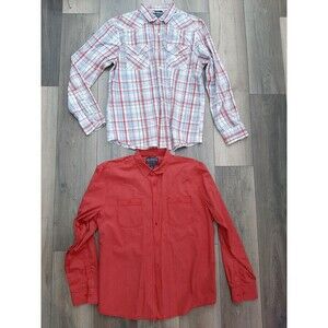 American Rag Men's Long Sleeve Button Up LOT OF 2 SIZE XL